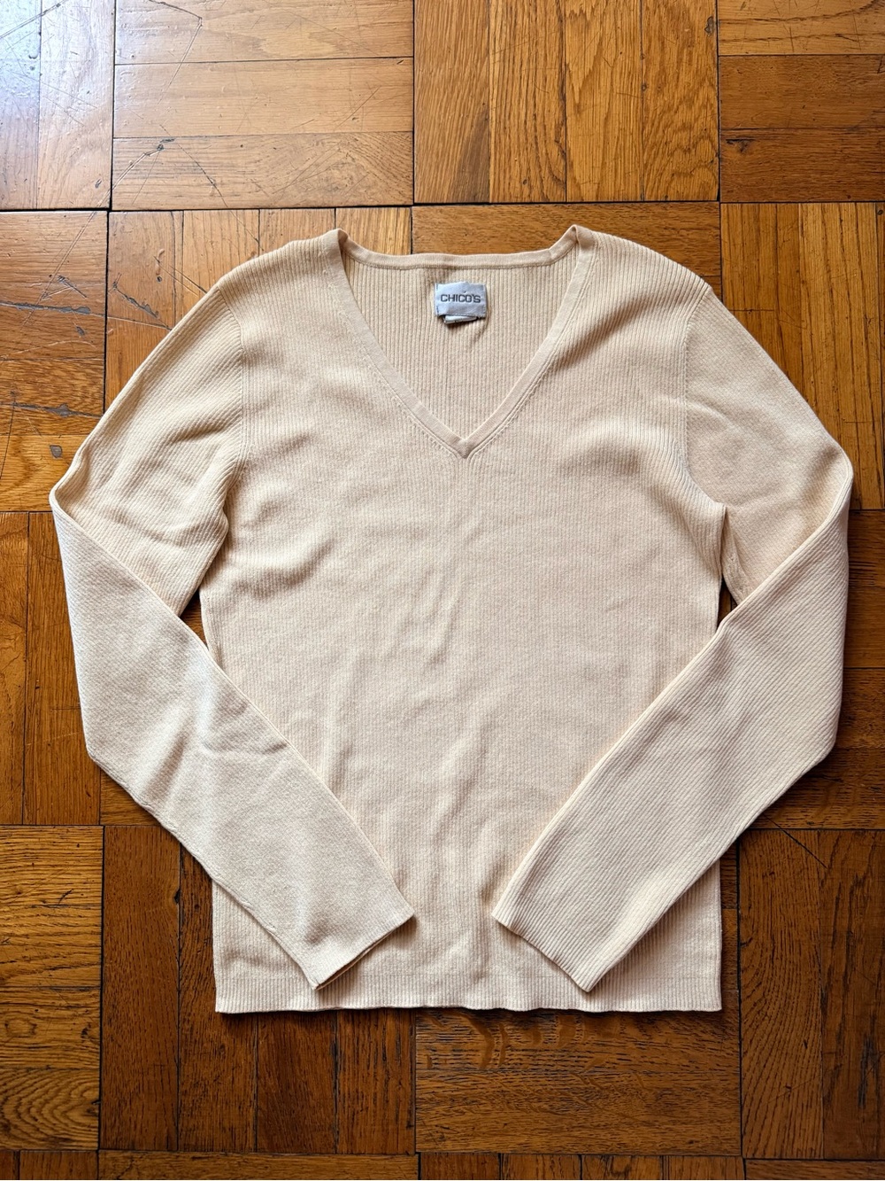 Chico’s vintage yellow long sleeve - women’s